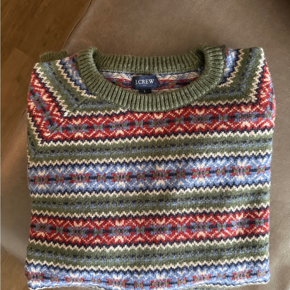 J Crew Sweater Men L